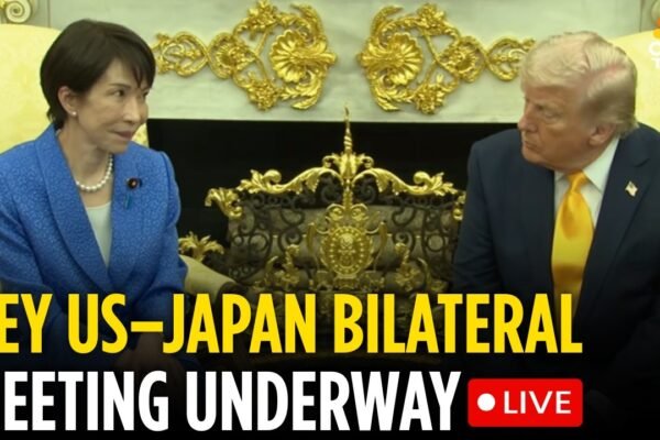 Live News: Trump tells reporters Japan should step up to defend the Strait (oil supply and security)